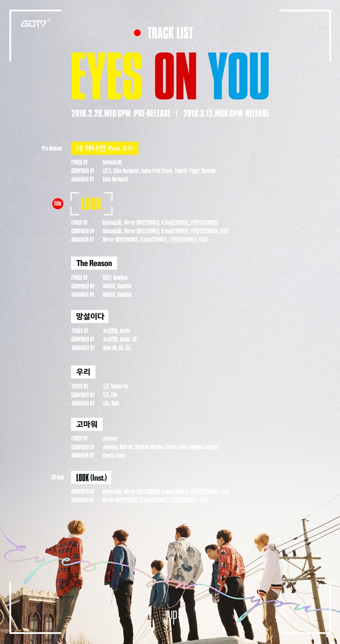 [PRE-ORDER] GOT7 - 8th Mini Album "EYES ON YOU" (Random Cover - สุ่มปก)