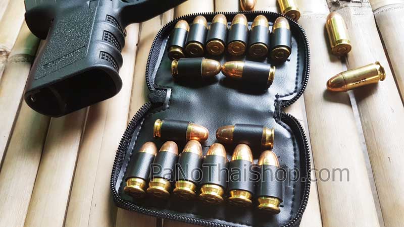 กระเป๋าใส่ลูกกระสุนปืน .45ACP และ11มม ใส่กระสุนได้ 16 นัด.