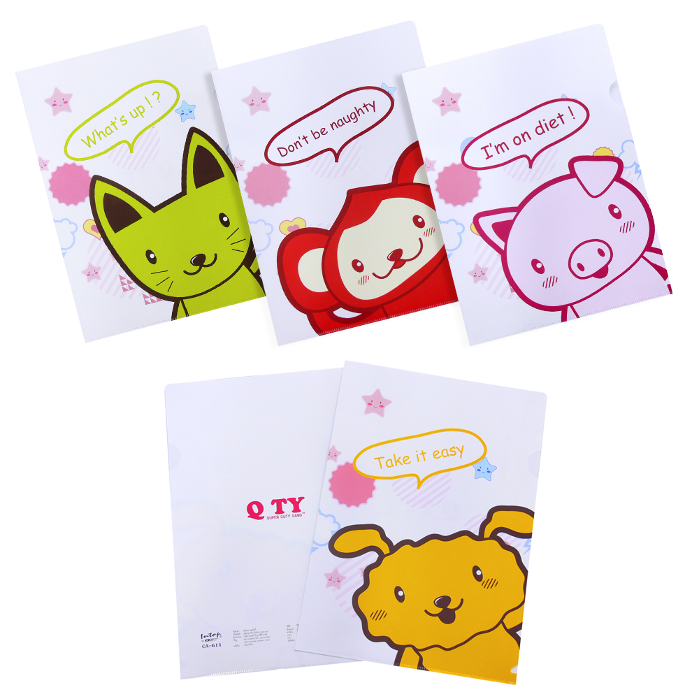 แฟ้มซอง A4 พิมพ์ลายคิวตี้
