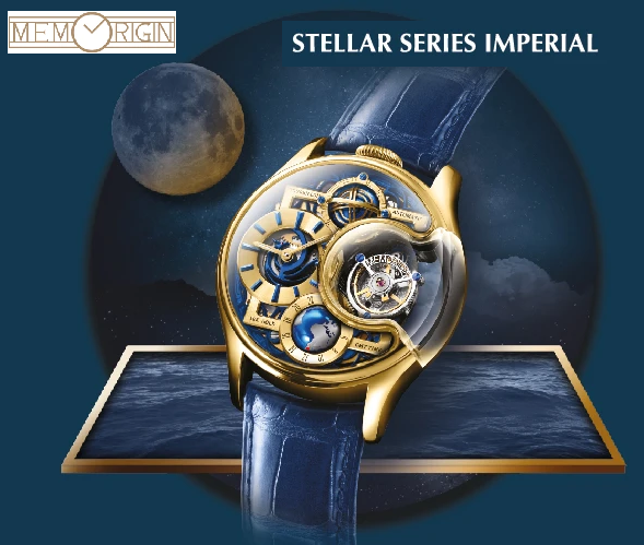 นาฬิกาข้อมือ MEMORIGIN - Stellar Series Imperial (Gold)