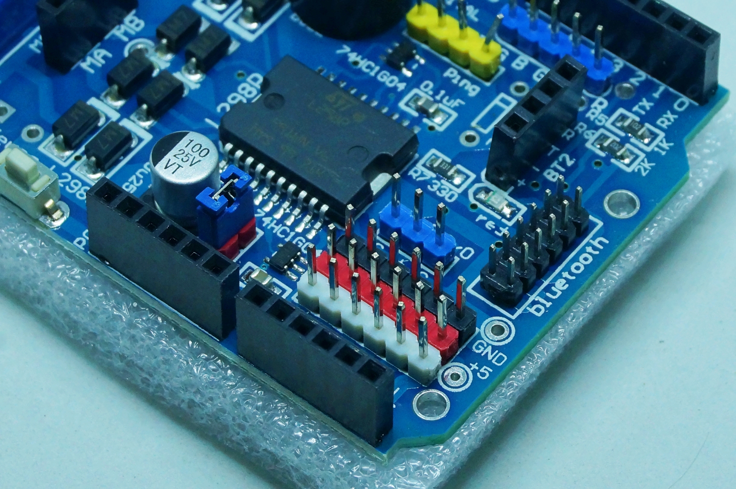 L298P PWM H-bridge motor shield for UNO R3