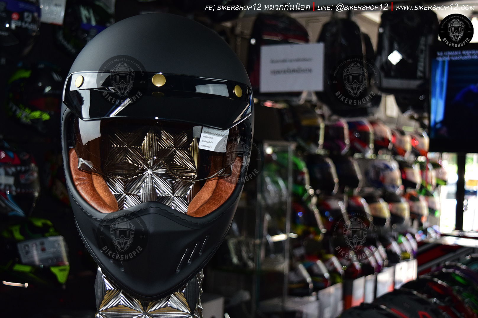 หมวกกันน็อก Bilmola รุ่น RX100 สี ดำด้าน