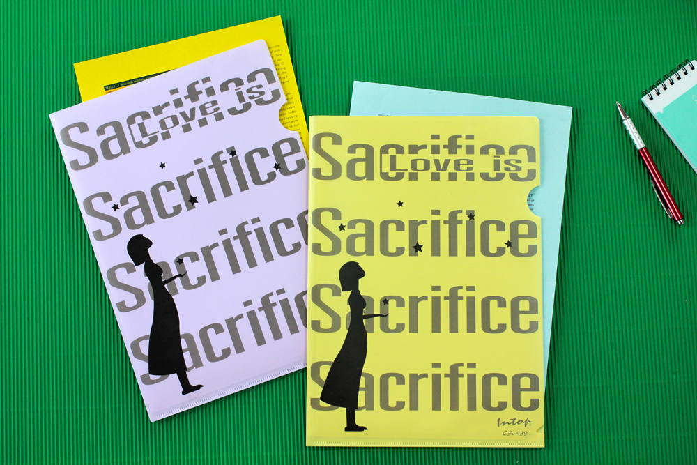 แฟ้มซอง A4 พิมพ์ลาย Love