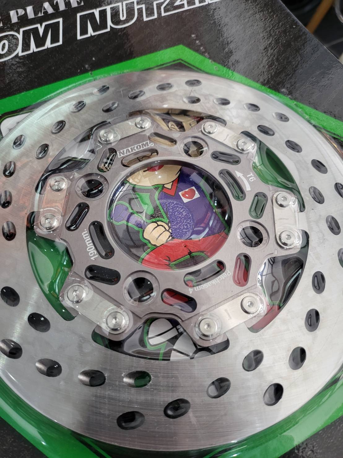 จานหน้า Giorno ไม่มีAbs งานน้าคม 190mm