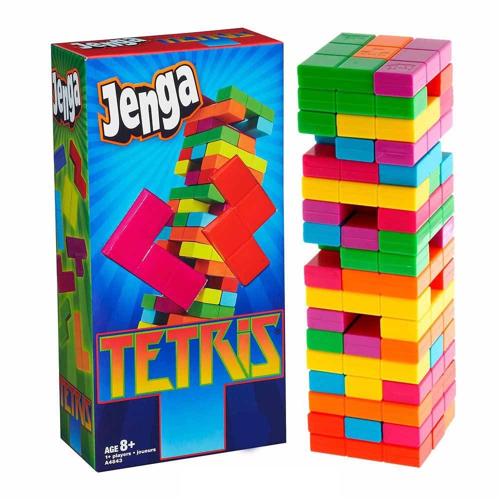 Game Puzzle Tetris Tower Creative Logic Brain Education Toy เกมหอคอยเตตริส ตึกถล่ม ปริศนา ฝึกความคิด พัฒนาIQ สมาธิ