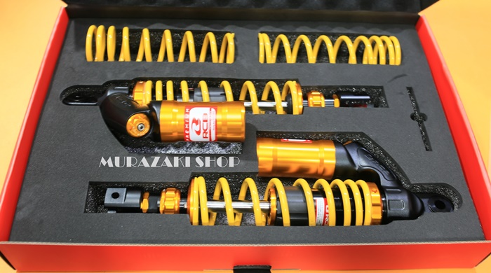โช๊คหลัง RCB ตรงรุ่น ตระกูล V-Series YAMAHA XMAX300 (350mm) ทุกรุ่นแถมสปริงแข็งมาให้ 1คู่ รุ่น VD Series สามารถปรับ compression and rebound damping and spring preload ราคา 6,900 / คู่ มี4สี