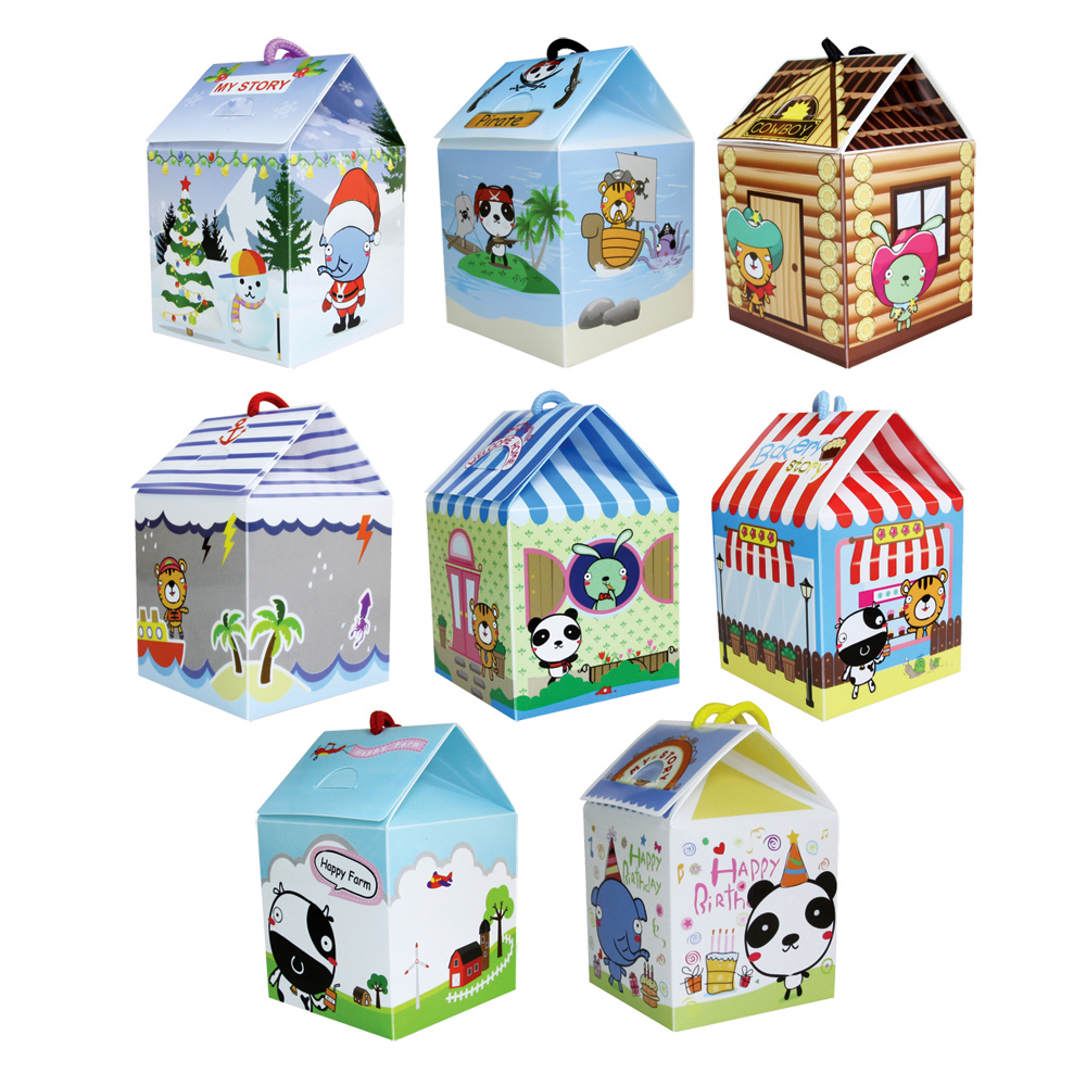 Gift Boxes with My Story Pattern Printed
