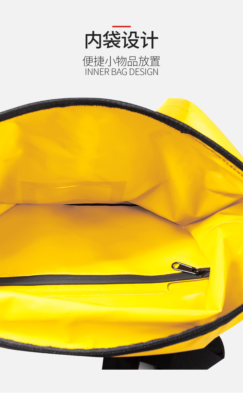 กระเป๋ากันน้ำ มัดท้าย สำหรับรถมอเตอร์ไซด์ Motowolf (แท้) 90L