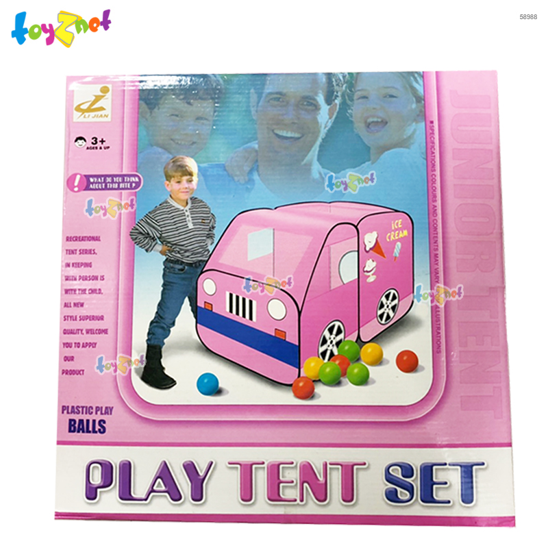 Toyznet ส่งฟรี เต๊นท์รูปรถขายไอศครีม 1.39x0.71x0.94 ม. รุ่น 58988