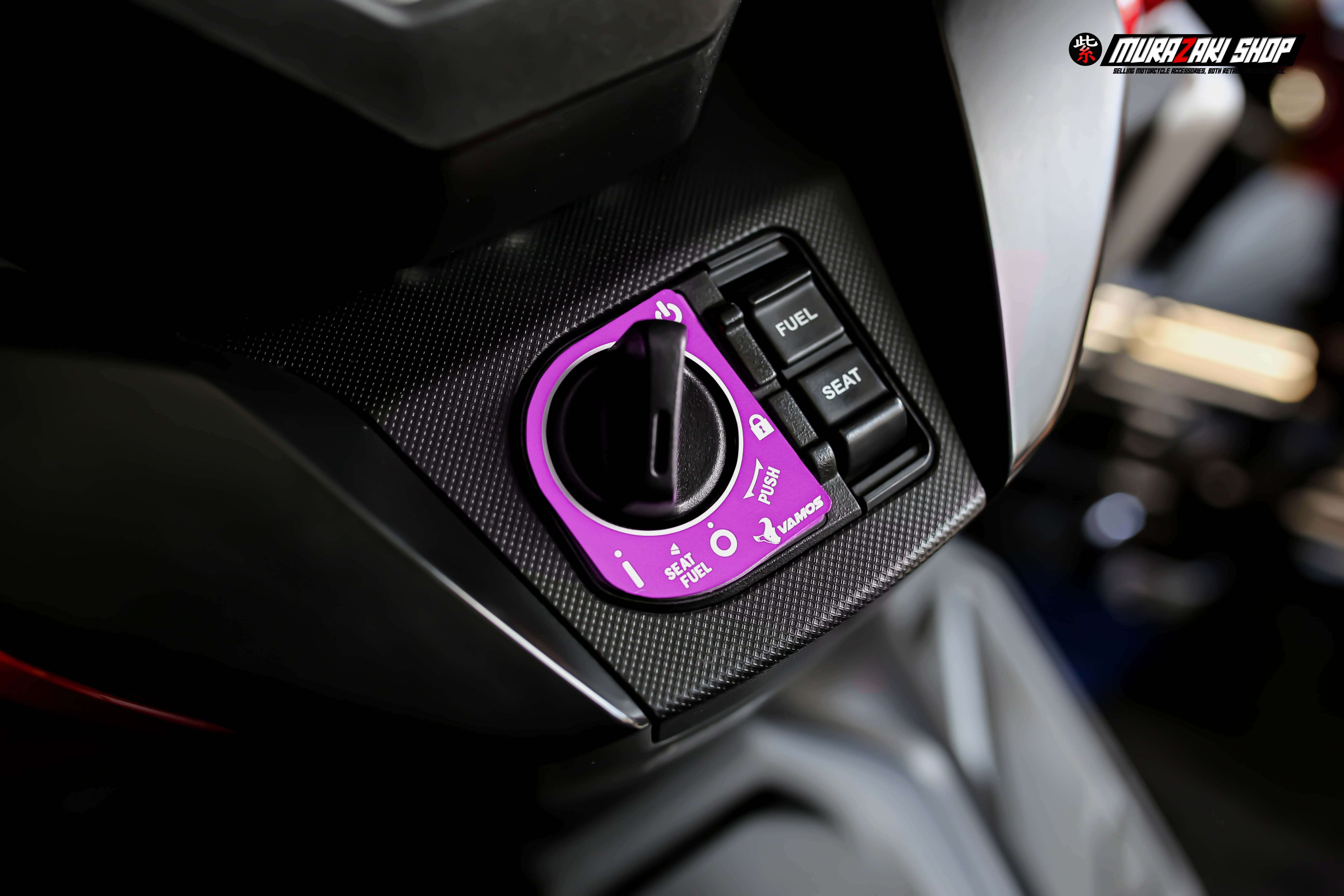 ครอบกุญเเจ VAMOS FORZA 300-350มี 2 แบบ - อลูมิเนียม 140.ไทเทเนียมแท้210