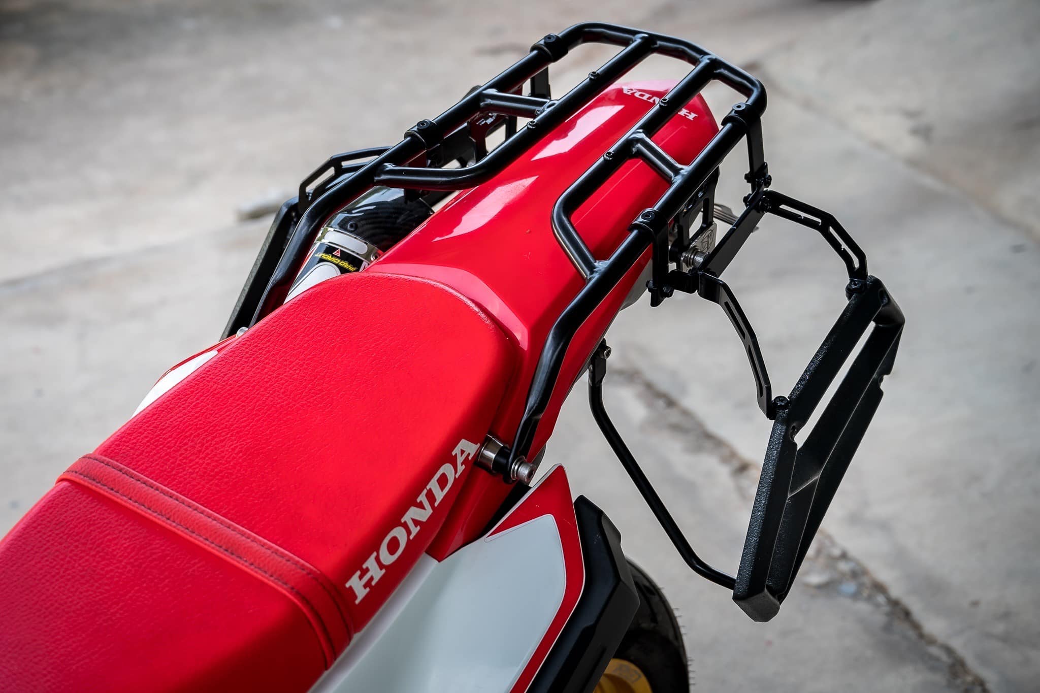 แร็คข้าง(ต้องมีแร็คท้ายก่อน) 3500฿ motozaaa CRF300L / CRF300Rally