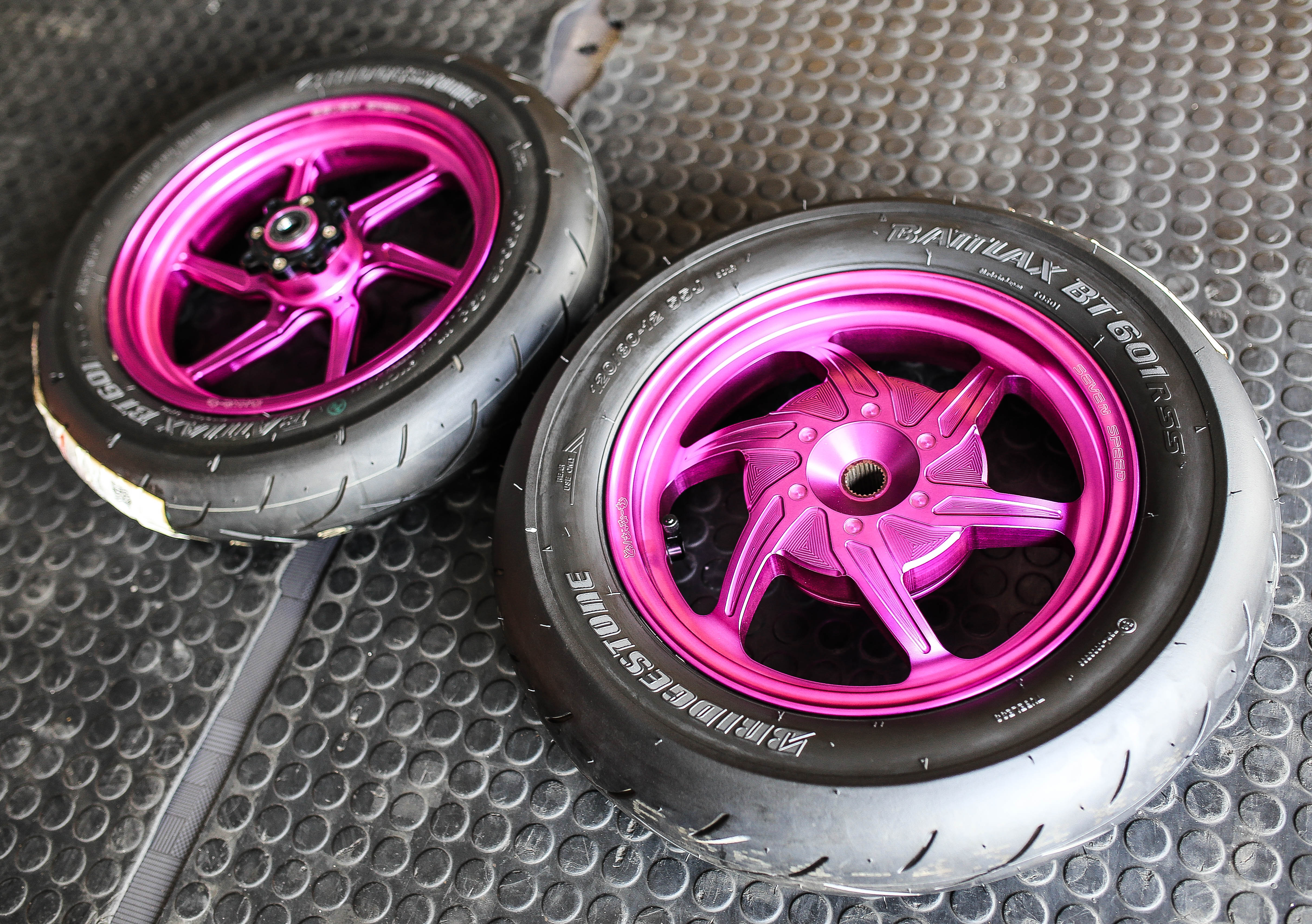 ล้อแม็ก Cnc Seven speed ตรงรุ่น Honda Giorno+