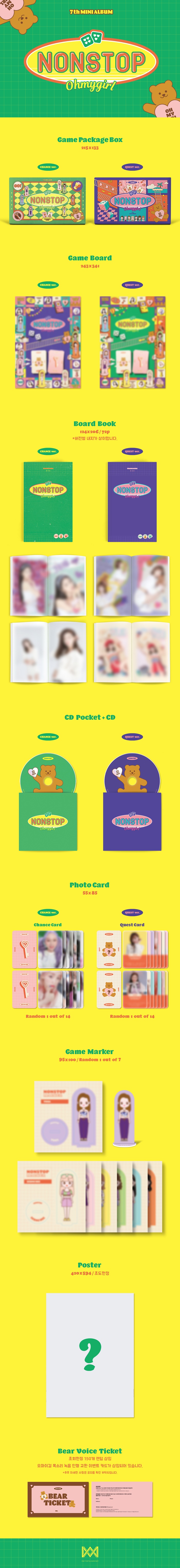 [PRE-ORDER] OH MY GIRL - 7th Mini Album "NONSTOP"