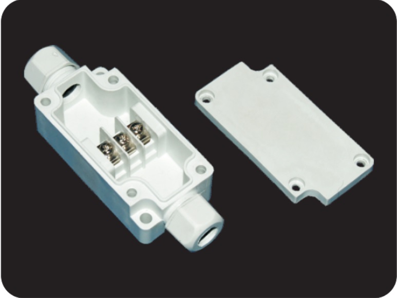 PBT-3P : Terminal Block Box IP66 (กล่องพลาสติก พร้อมเทอร์มินอลบล็อก)TIBOX ,Size : 65x33x24 mm.