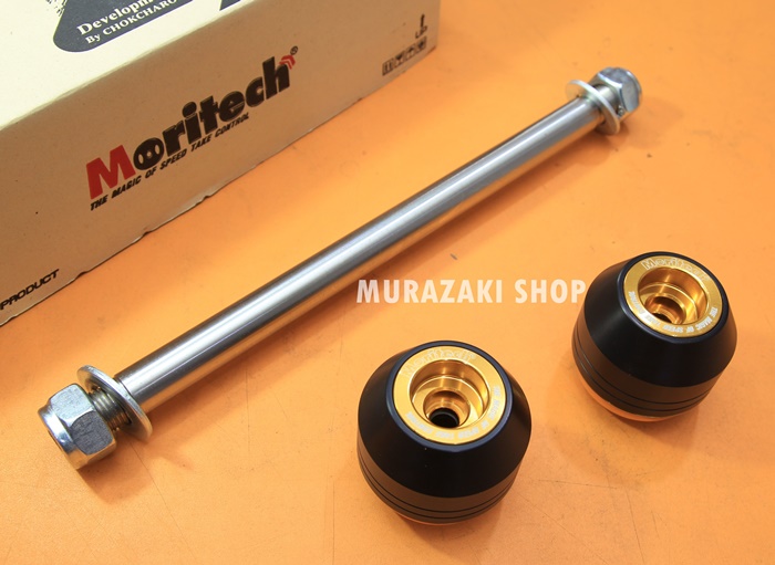 กันล้มแกนล้อหน้า CNC MORITECH KAWASAKI NINJA 400 ราคา1250