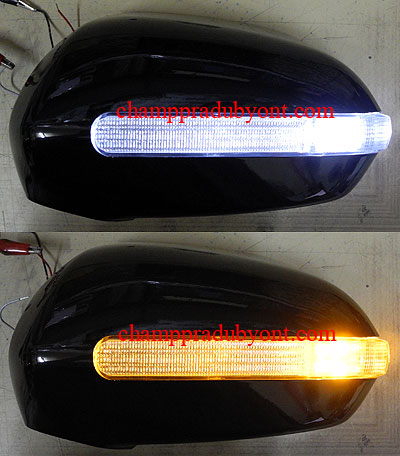 ครอบกระจกมองข้างมีไฟ HONDA CITY 03-04 SAKURA