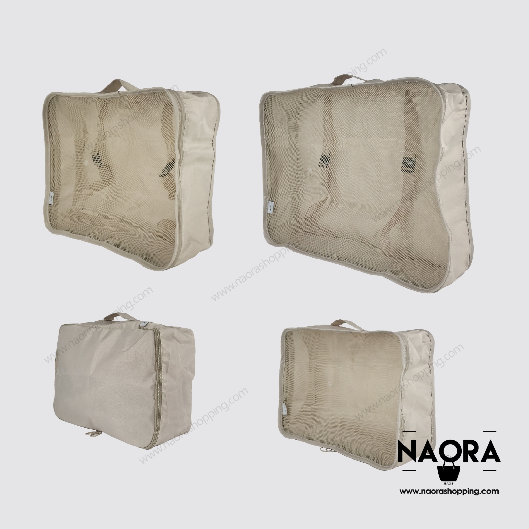 กระเป๋าจัดระเบียบเดินทาง พับได้ เซ็ท 6 ชิ้น