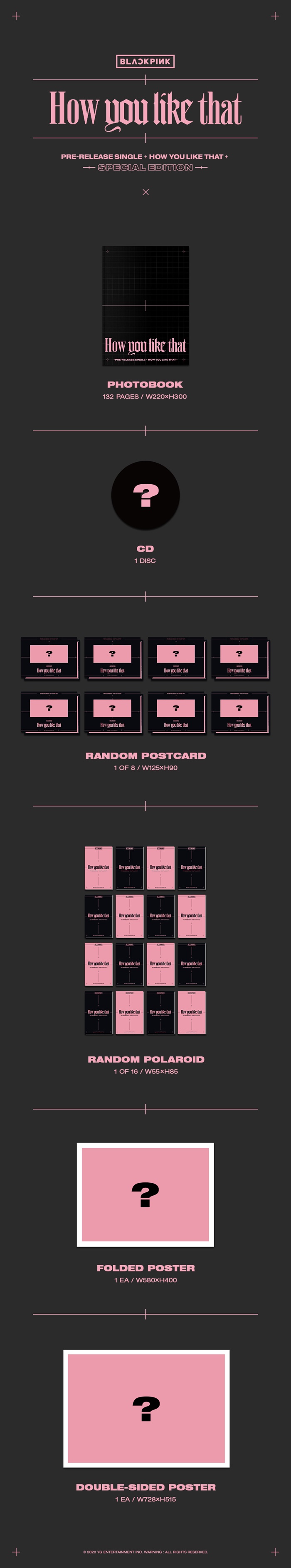 [PRE-ORDER] BLACKPINK - Single Album "How You Like That" (Special Edition)