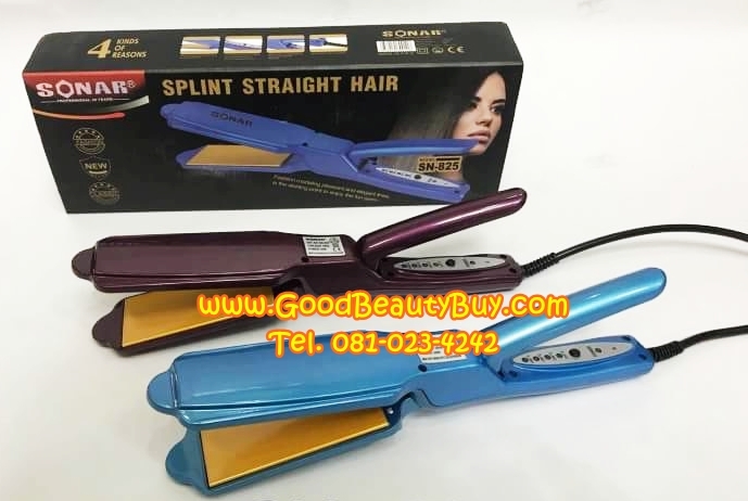 เครื่องหนีบผมตรง เครื่องรีดผม เครื่องหนีบผมไฟฟ้า Splint Straight Hair SONAR รุ่น SN-825