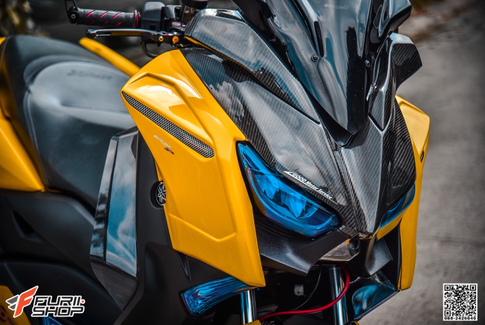 ชุดแต่ง MOTOZAA YAMAHA X-MAX 300 12ชิ้นเป็นตะแกรง ไม่มีไฟ ราคา6900