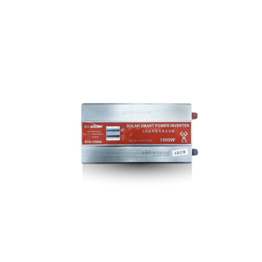 SUOER Modified Sine Wave Inverter STA 1500A 2V1500W รับประกันสินค้า 1 ปี โมดิฟาย ไซน์ เวฟ อินเวอร์เตอร์ เครื่องแปลงไฟ 12V เป็น 230V