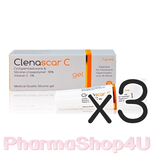 (ซื้อ3 ราคาพิเศษ) ClenaScar C Gel สูตรเดียวกับ Dertmatix Ultrea 7 G (ผลิตภัณฑ์สำหรับรอยแผลเป็นนูน)