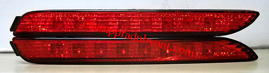 ไฟทับทิมกันชนท้าย TOYOTA VELLFIRE 2015-2016 แดง LED