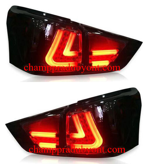 ไฟท้าย ISUZU MU-X 14-16 SMOKE LED ลาย LEXUS