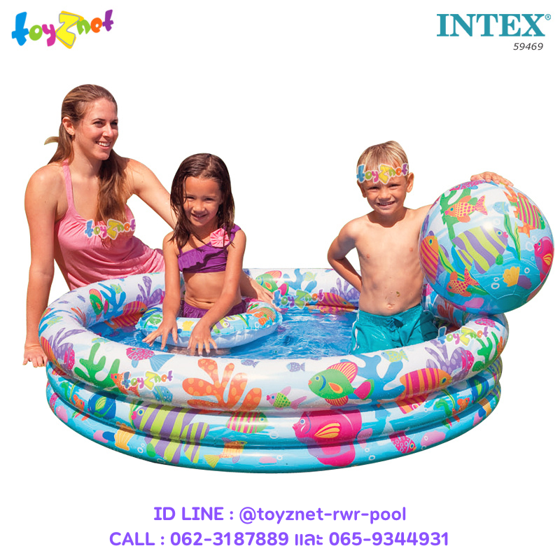Intex Fishbowl Pool-Ball-Ring Set 52in (1.32x0.28 m) no.59469