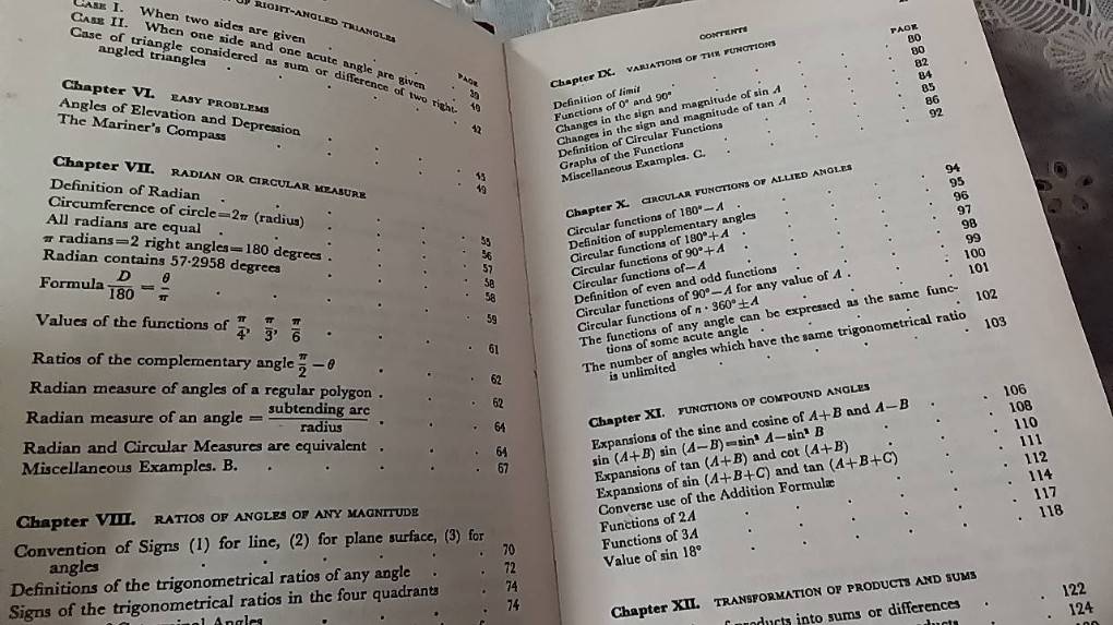 Elementary Trigonometry
