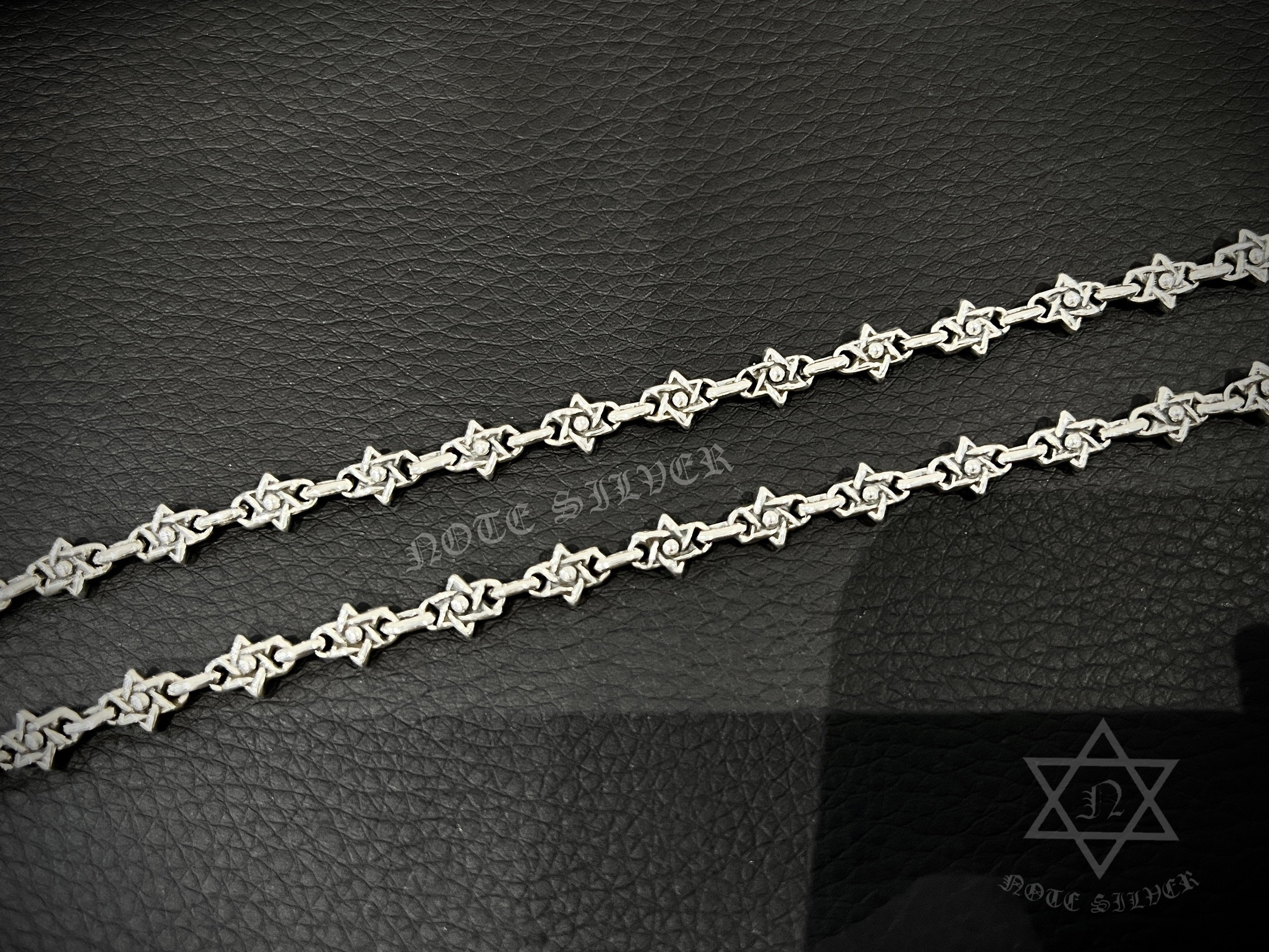 สร้อยคอเงินแท้ ลายดาวหกแฉก Star of David Sterling Silver 925 20" Necklace NSNL3288