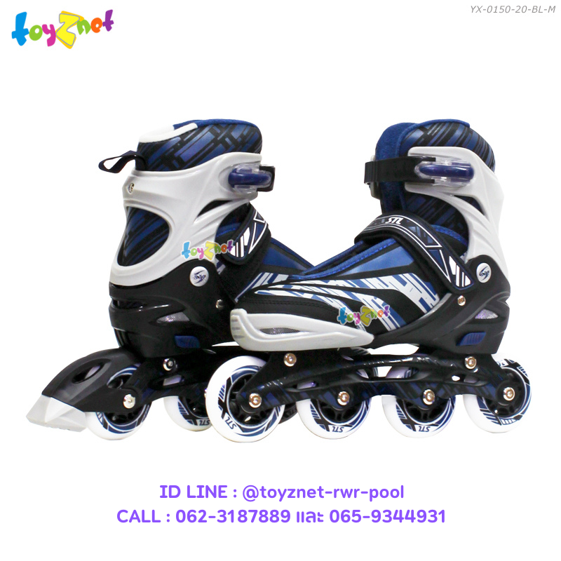 Inline Skates Blue M-Sized (34-37) no.YX-0150-20-BL-M