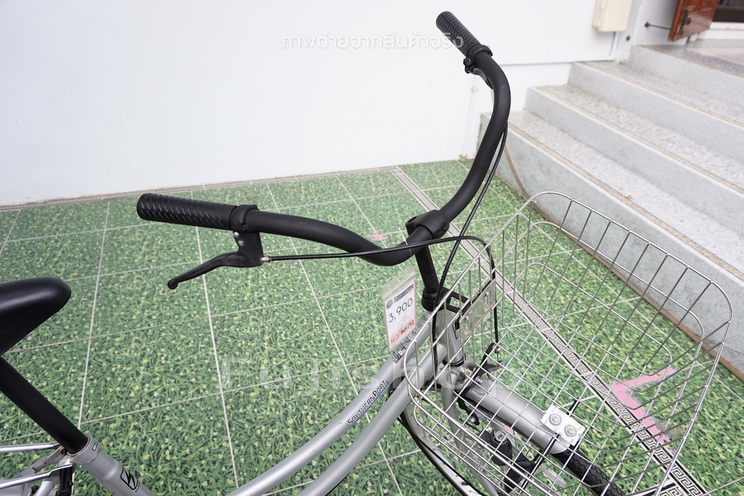 จักรยานแม่บ้านญี่ปุ่น - ล้อ 26 นิ้ว - ไม่มีเกียร์ - สีเทา [จักรยานมือสอง]