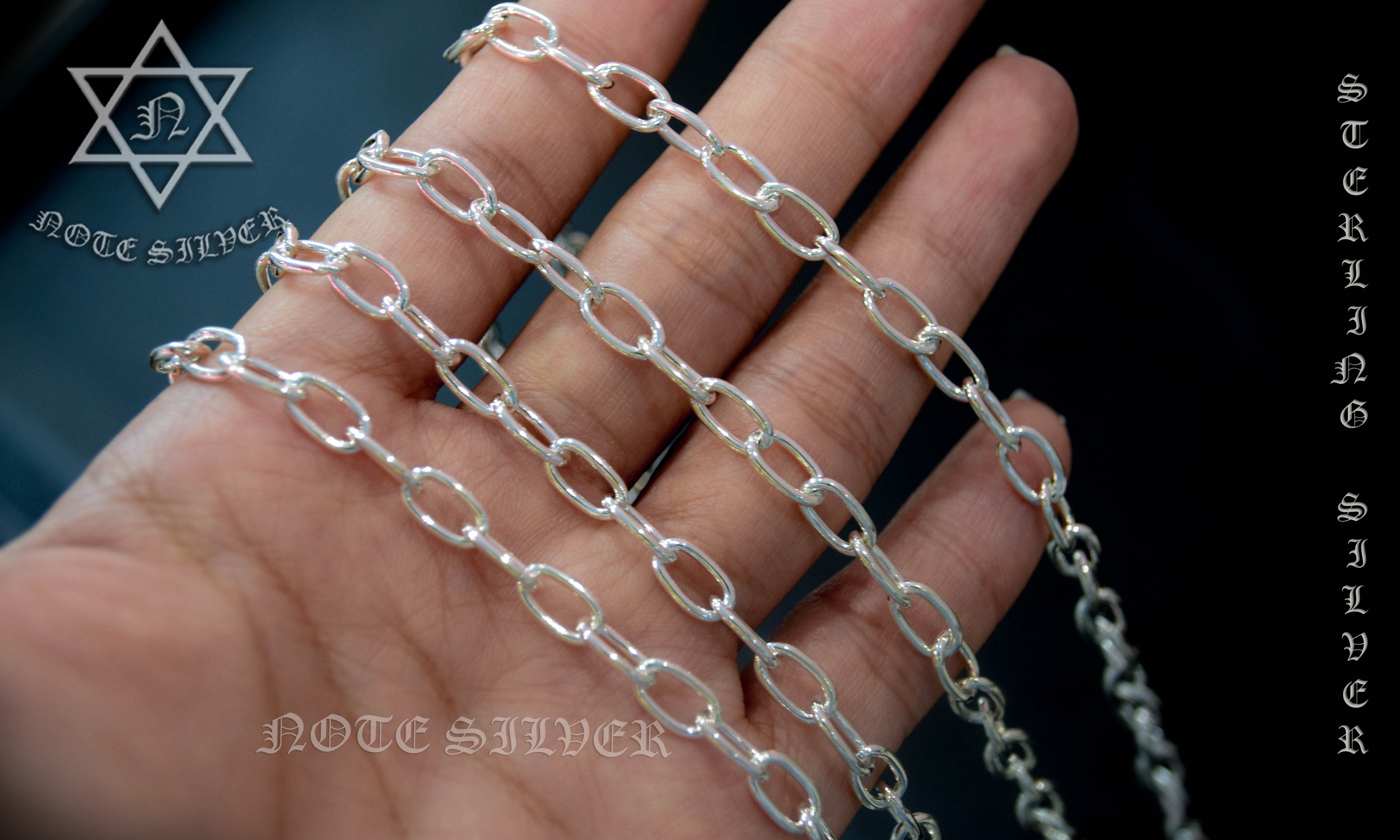 สร้อยคอเงินแท้ 24" Sterling Silver 925 NSBL2131