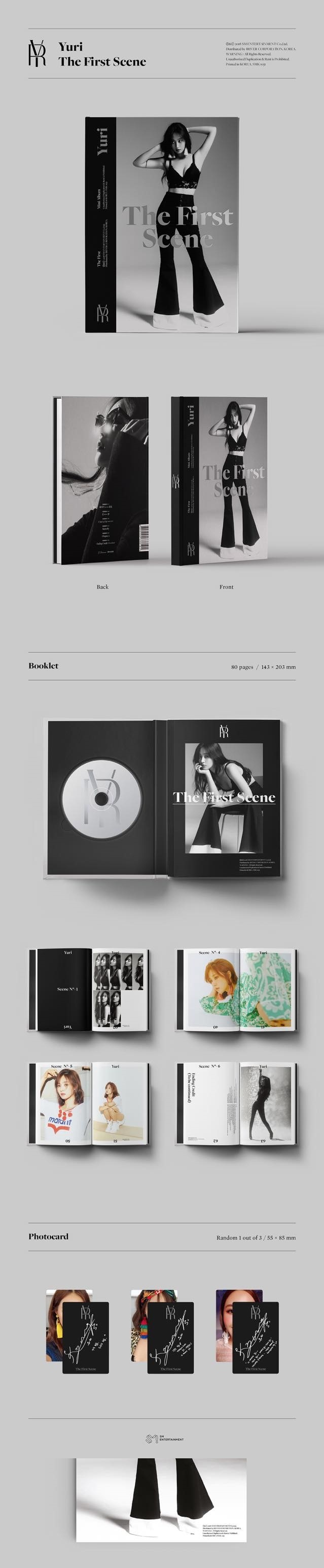 [PRE-ORDER] YURI - 1st Mini Album "THE FIRST SCENE"