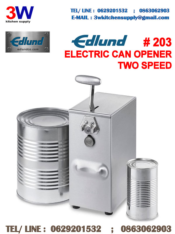 EDLUND 203 ELECTRIC CAN OPENER / 2 SPEEDS