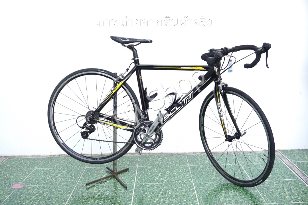จักรยานเสือหมอบญี่ปุ่น - ล้อ 700c - มีเกียร์ - อลูมิเนียม - Scott Speedster - สีดำ [จักรยานมือสอง]