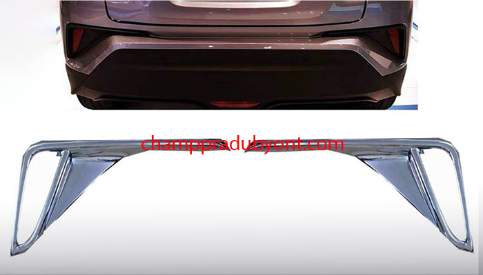 ครอบทับทิมท้ายโครเมี่ยม TOYOTA C-HR 2018
