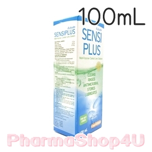 SENSI PLUS เซ็นซิพลัส น้ำยาล้างคอนแทคเลนส์ 100 ml.