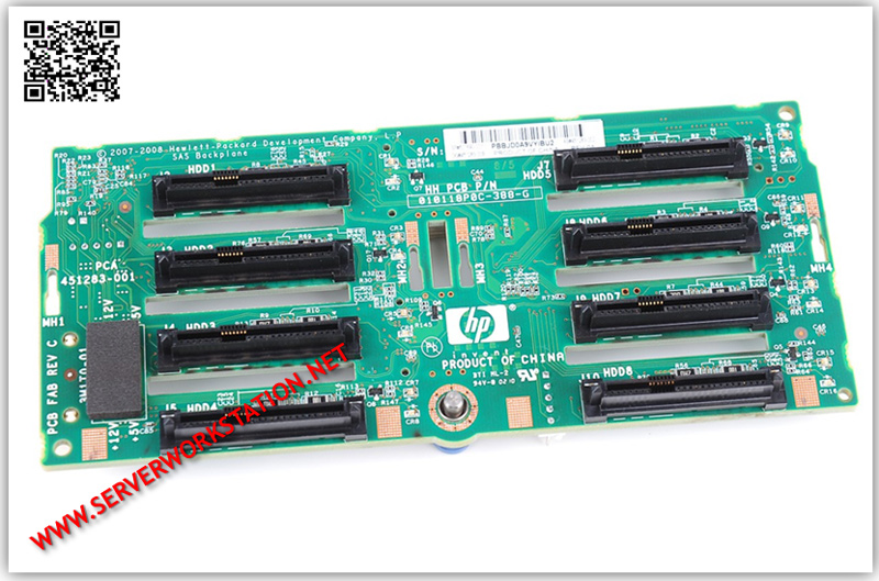 370762-001 [ขาย,จำหน่าย,ราคา] HP HD SATA Backplane for ML350 G2