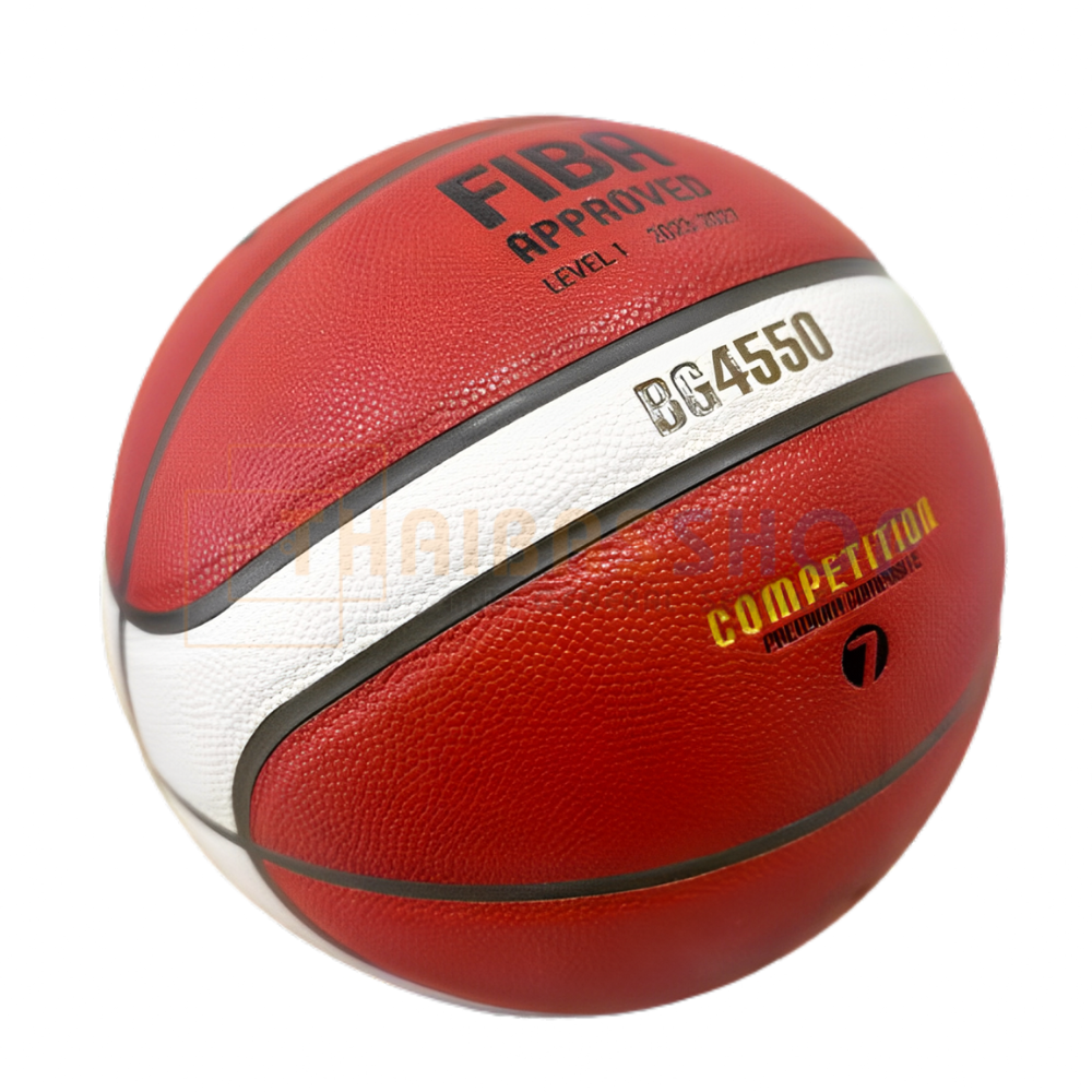 (ของแท้ 100%) บาสเกตบอล ลูกบาสเกตบอล Molten รุ่น BG4550 ผลิตมาหนังคล้าย GG7X บาสหนัง PU size7 ของแท้ มีมอก.