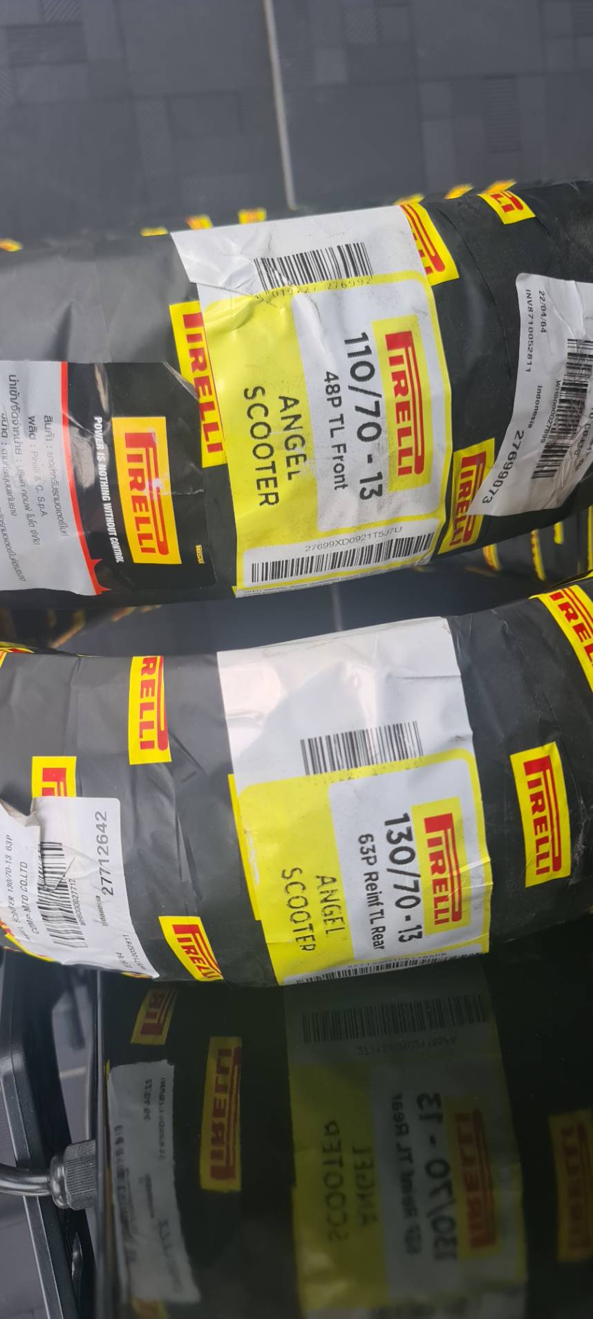 ยาง Pirelli Angel-Rosso Scooter Xmax / Forza