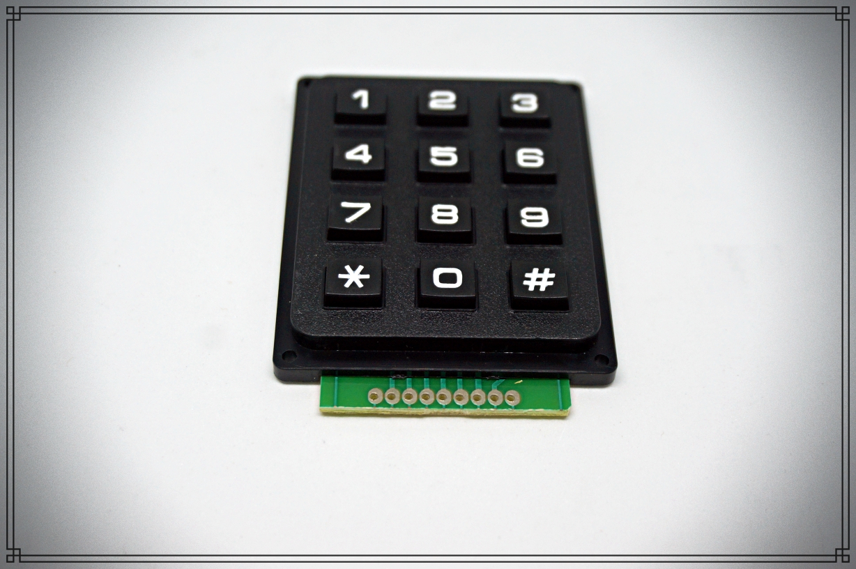 4 X 3 Matrix 12 Keys Keypad Module สำหรับ Arduino