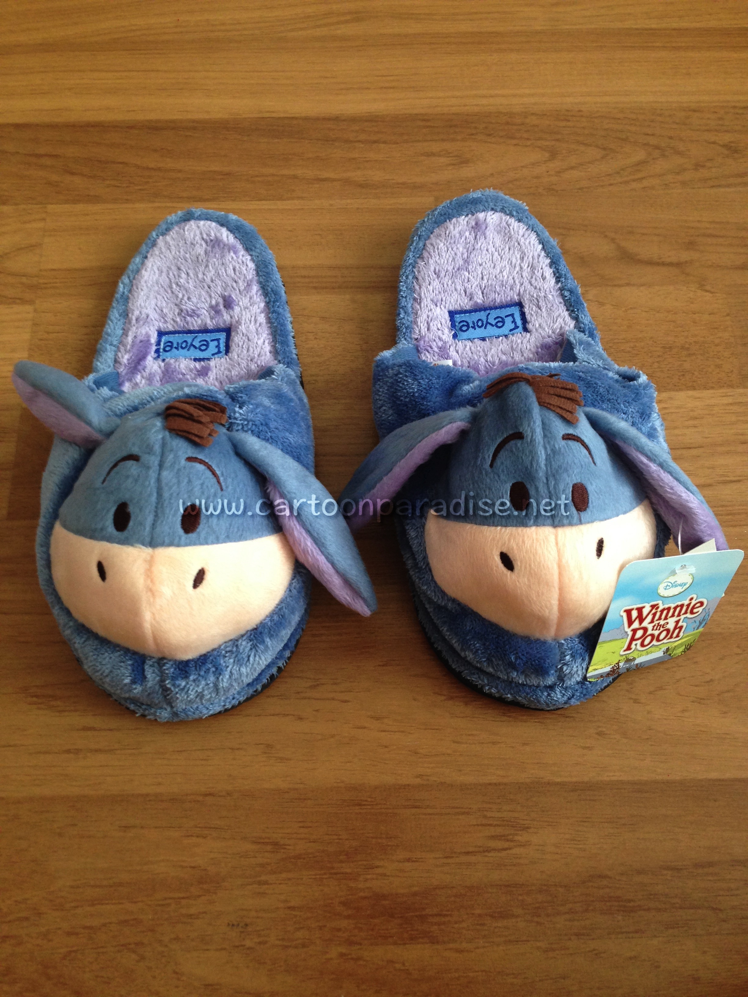 Disney รองเท้าใส่ในบ้าน ดิสย์ อียอร์ ลิขสิทธิ์แท้ Eeyore Slippers Shoes Sandal Blue Free Size