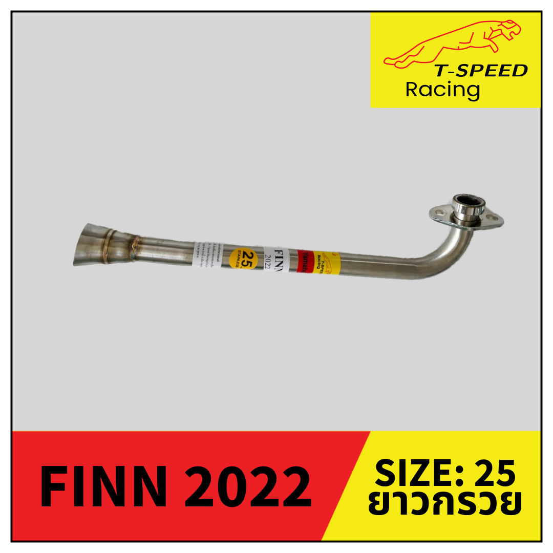 NEW ARRIVAL🔥 💥 คอท่อ Yamaha FINN New 2022 🔩 Stainless steel แท้ เกรด 304 หนา: 1.2 มิลลิเมตร Size 25 m.m. ราคา 300 บาท Size 25 m.m. ยาวกรวย ราคา 400 บาท