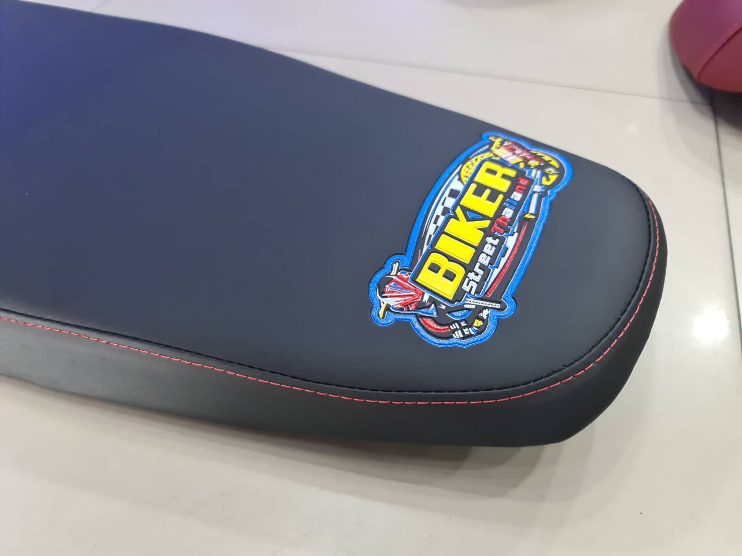 เบาะปาดบาง Wave 110 i 2013-2018 ลายbiker ราคา320