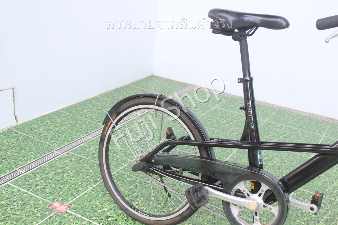 จักรยานญี่ปุ่น - ล้อ 20 นิ้ว - มีเกียร์ - อลูมิเนียม - Bridgestone Mariposa Mini- สีดำ [จักรยานมือสอง]