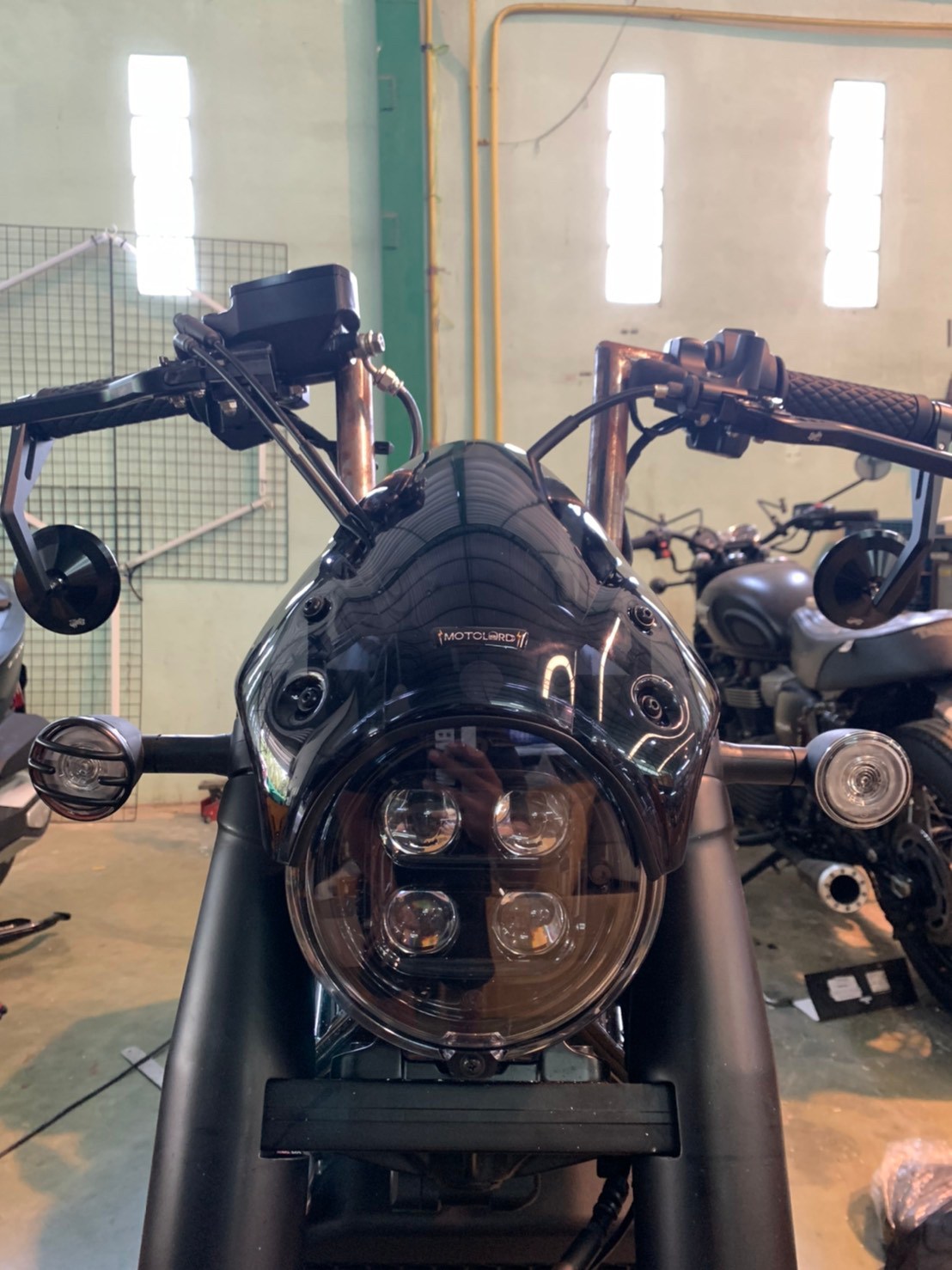 ชิวหน้า Rebel300/500 2021(ไฟหน้าLED) V.1 MOTOZAAA ราคาขาย 1500