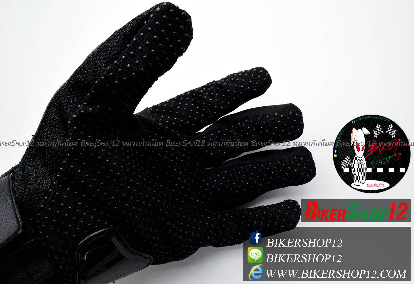 ถุงมือpro-biker (kevlarเคฟล่า) สีดำ (ราคาพิเศษ)