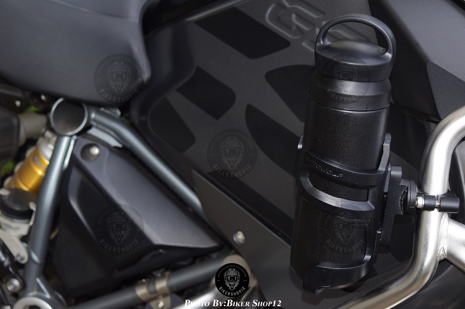 ขาจับ+กระบอกใส่ขวดน้ำMOTO WOLF+ขวดน้ำสแตนเลส